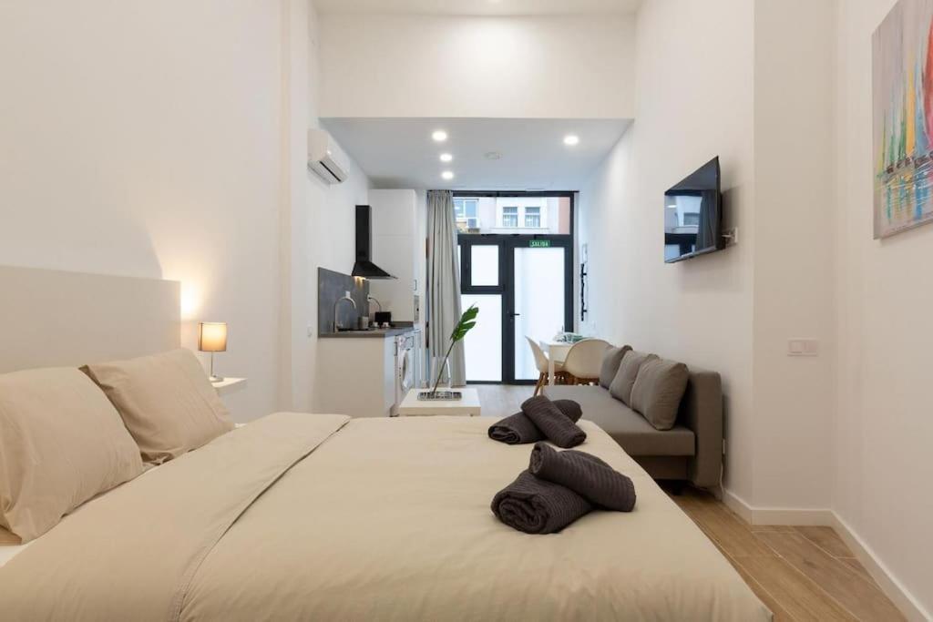 Apartament Nuevo Loft En Playa Y Cerca Del Centro, Ac Y Wifi Walencja Zewnętrze zdjęcie